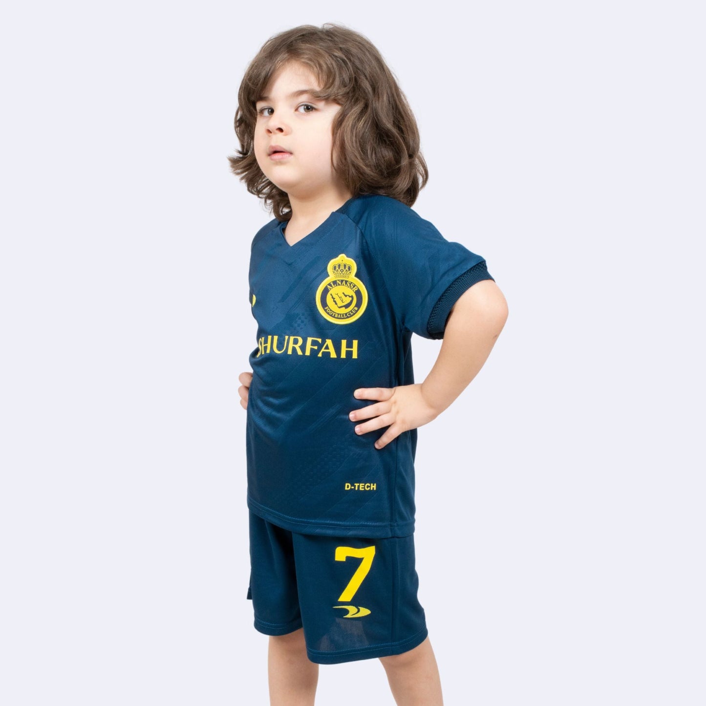 Al Nassr Saudi Club 22/23 Kids Away Kit