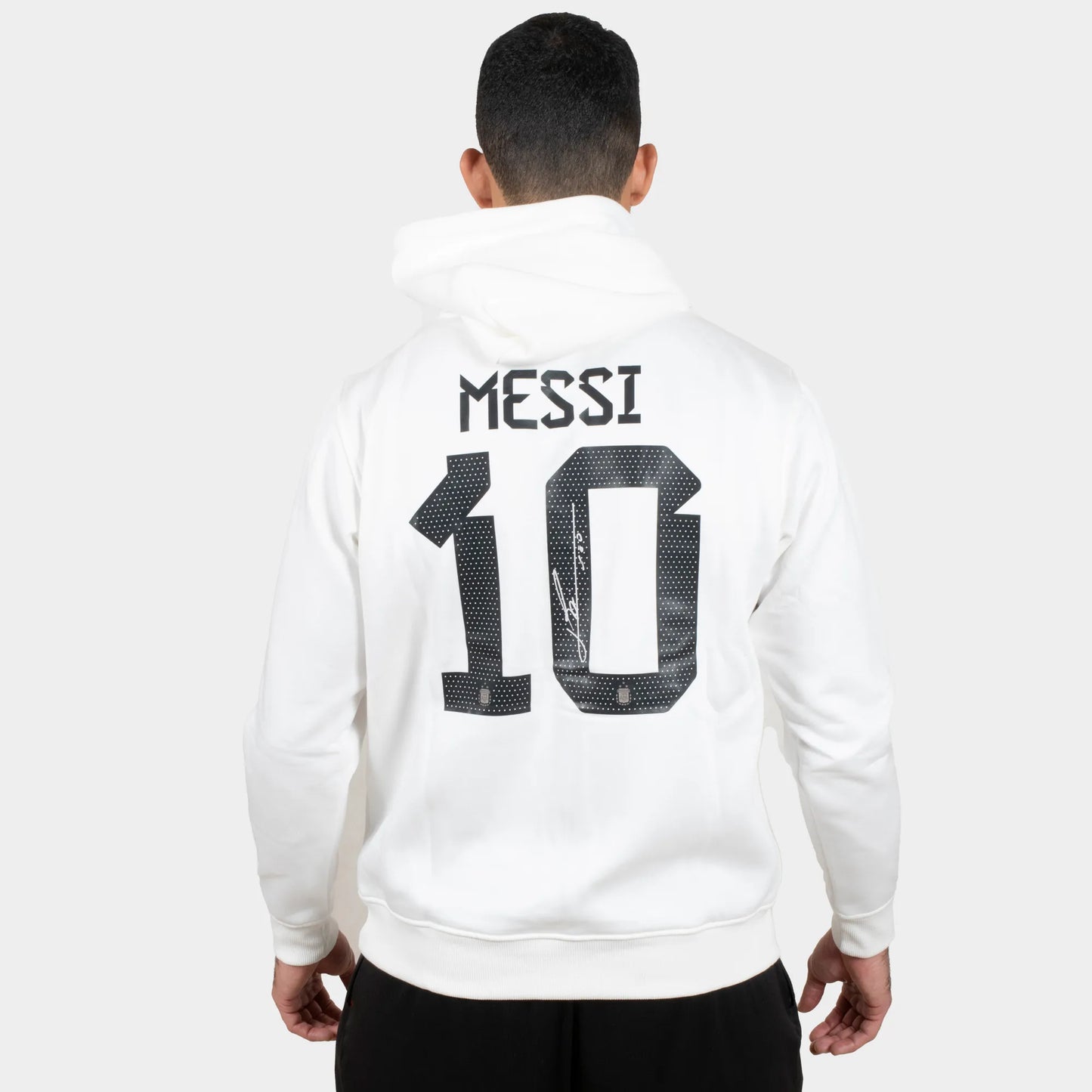 Argentina Three Stars White Hoodie