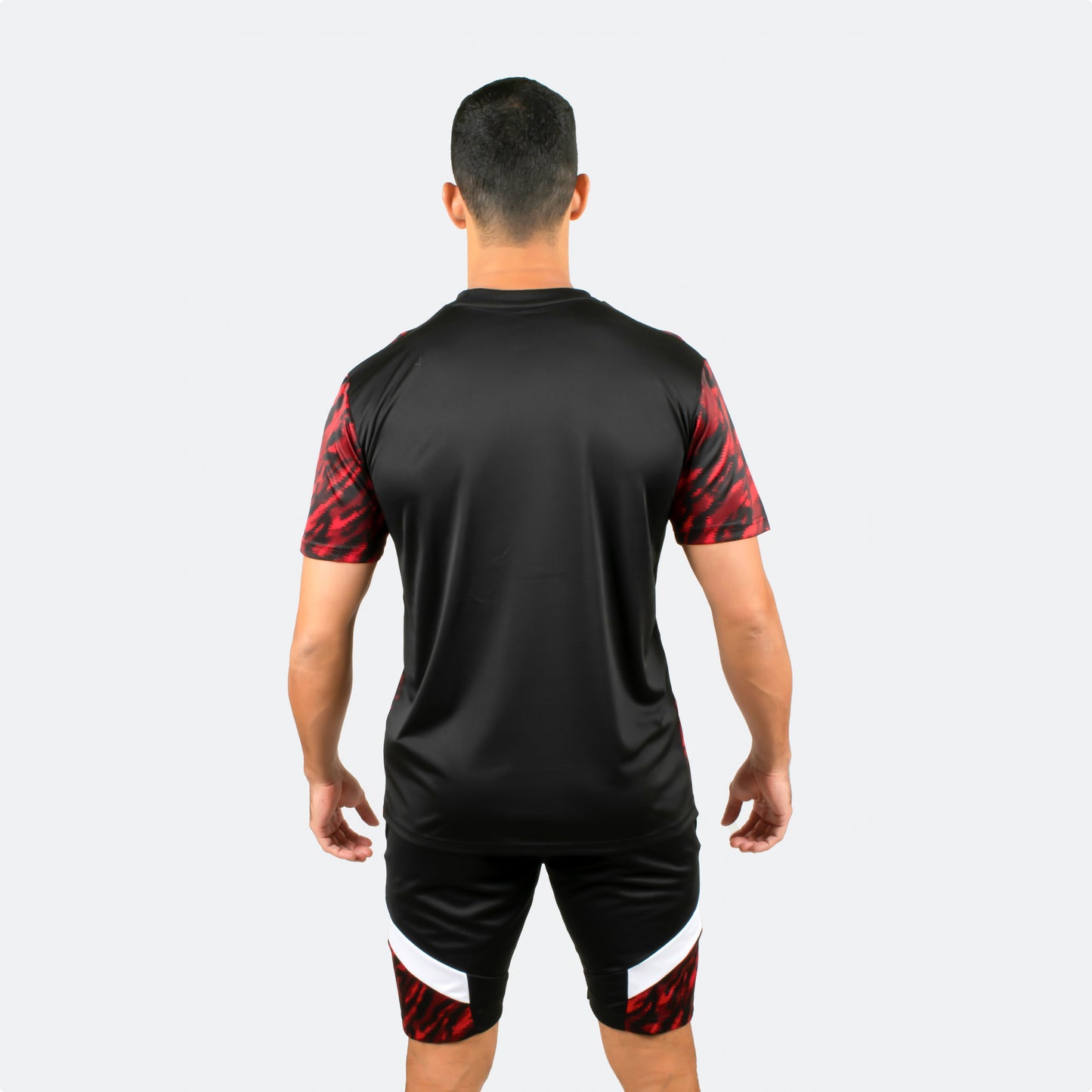 Ac Milan 21/22 Men Training Set Black-Red