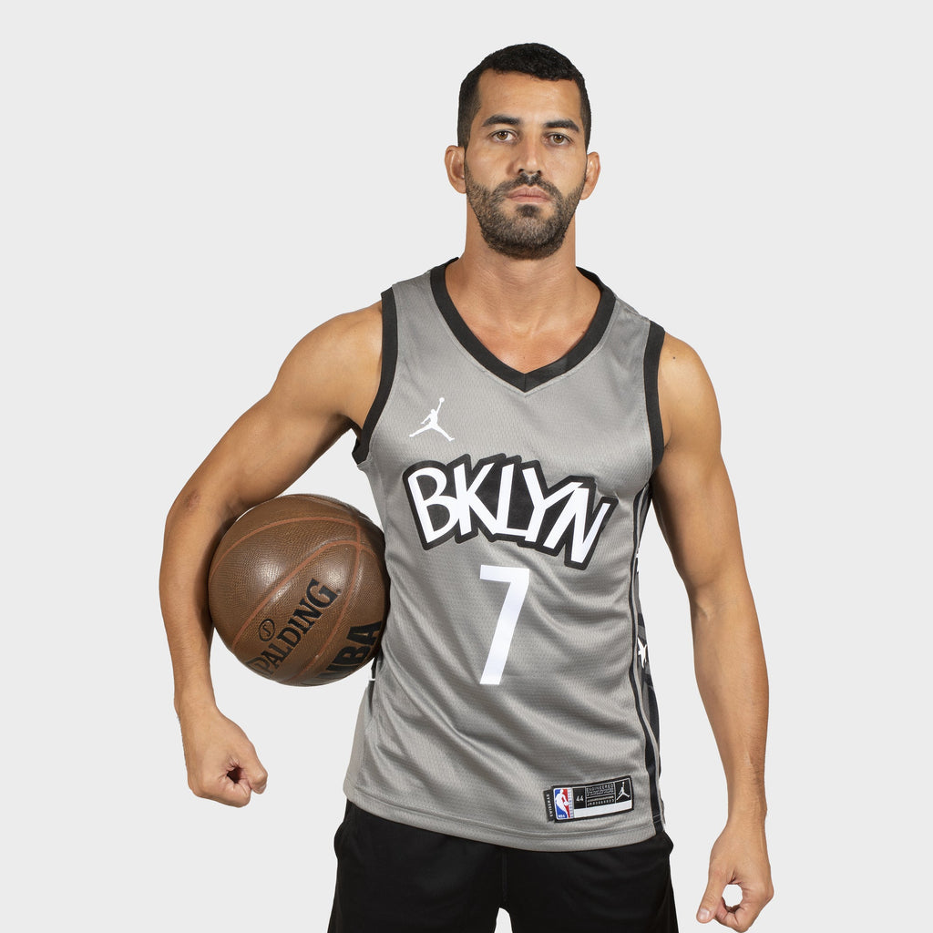 Brooklyn Nets Kevin Durant 7 Swingman Jersey - Statement Edition