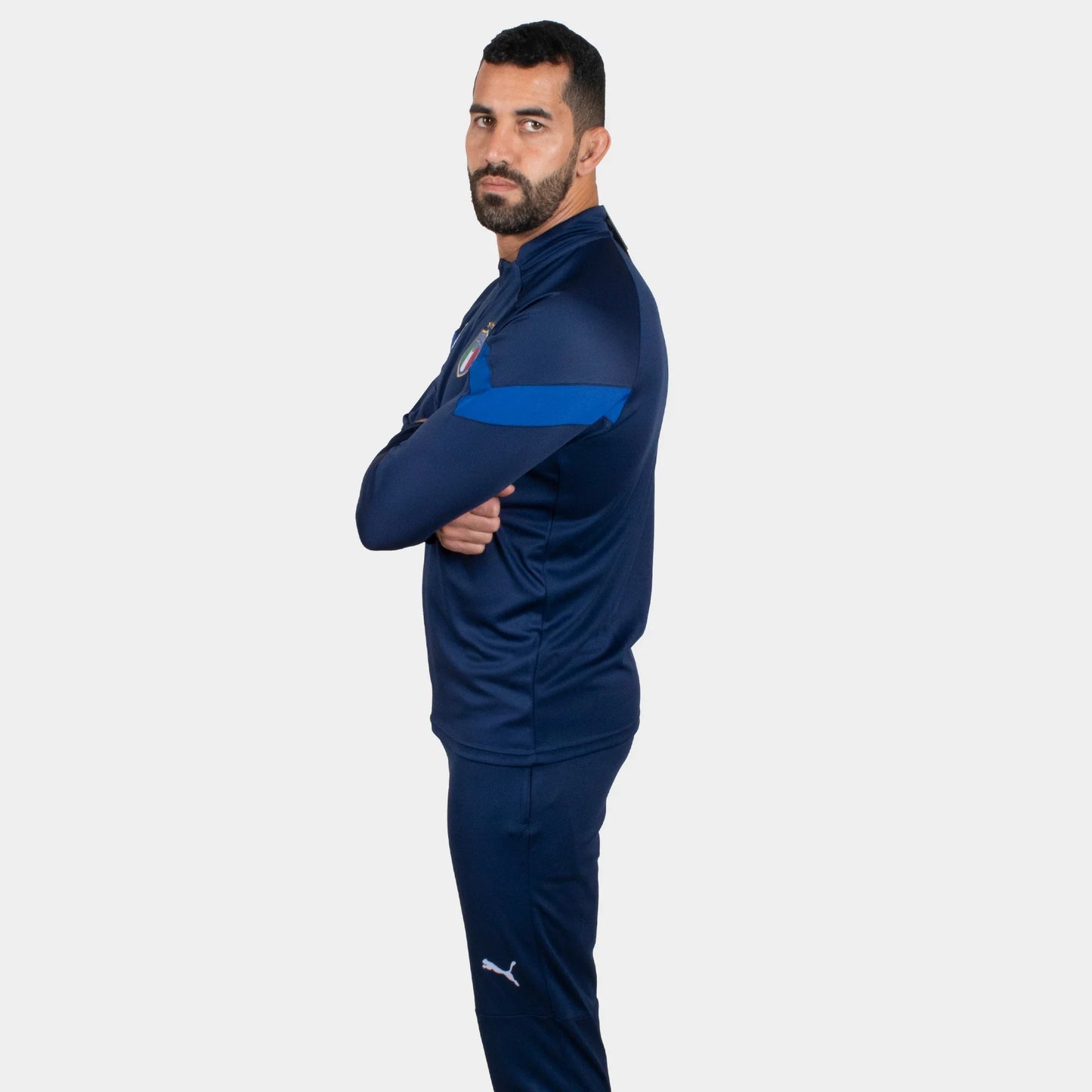 Italy 22/23 Men Tracksuit Dark Blue