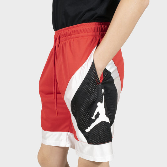 Men Jordan Red Mesh Basketball Short