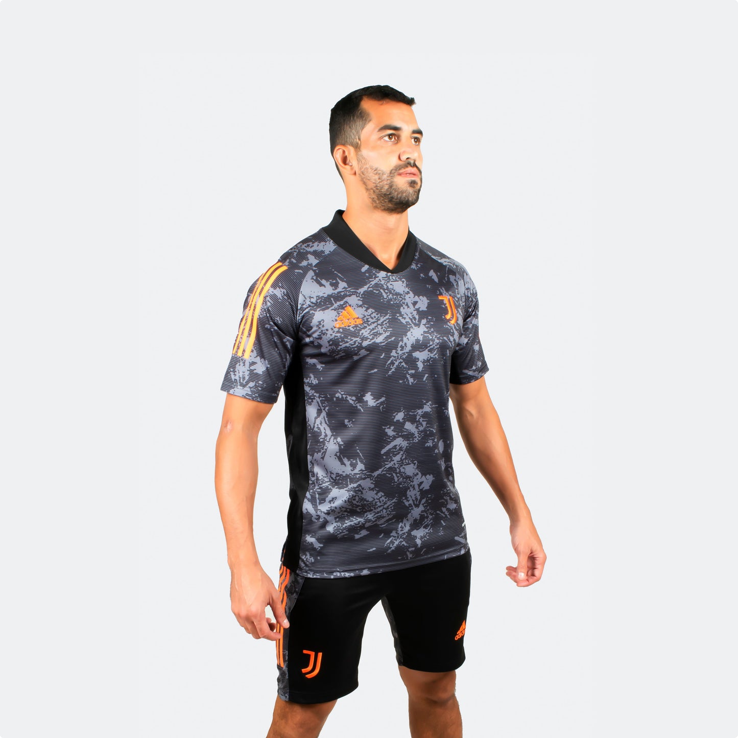 Juventus 20/21 Men Neon Orange Training Set