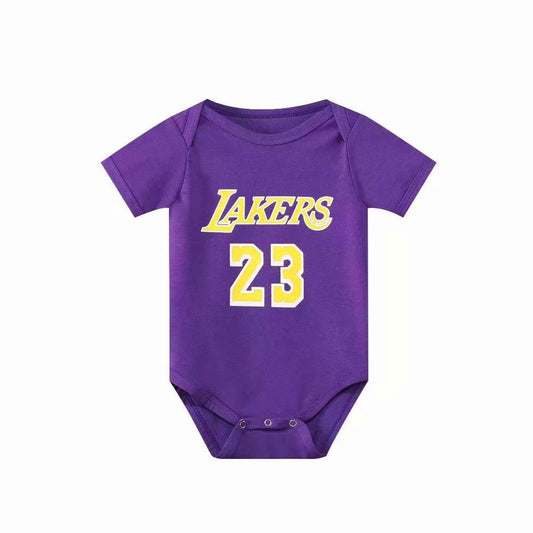 Lakers Baby Cotton Jersey Purple