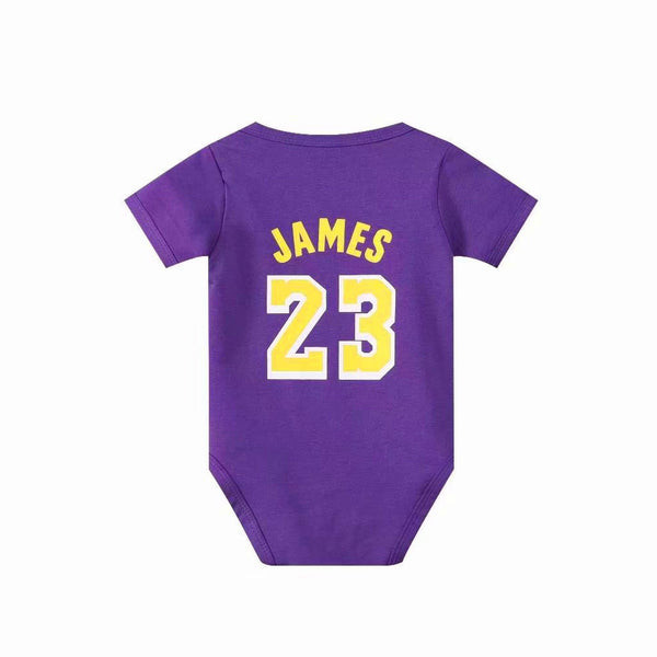 Lakers Baby Cotton Jersey Purple