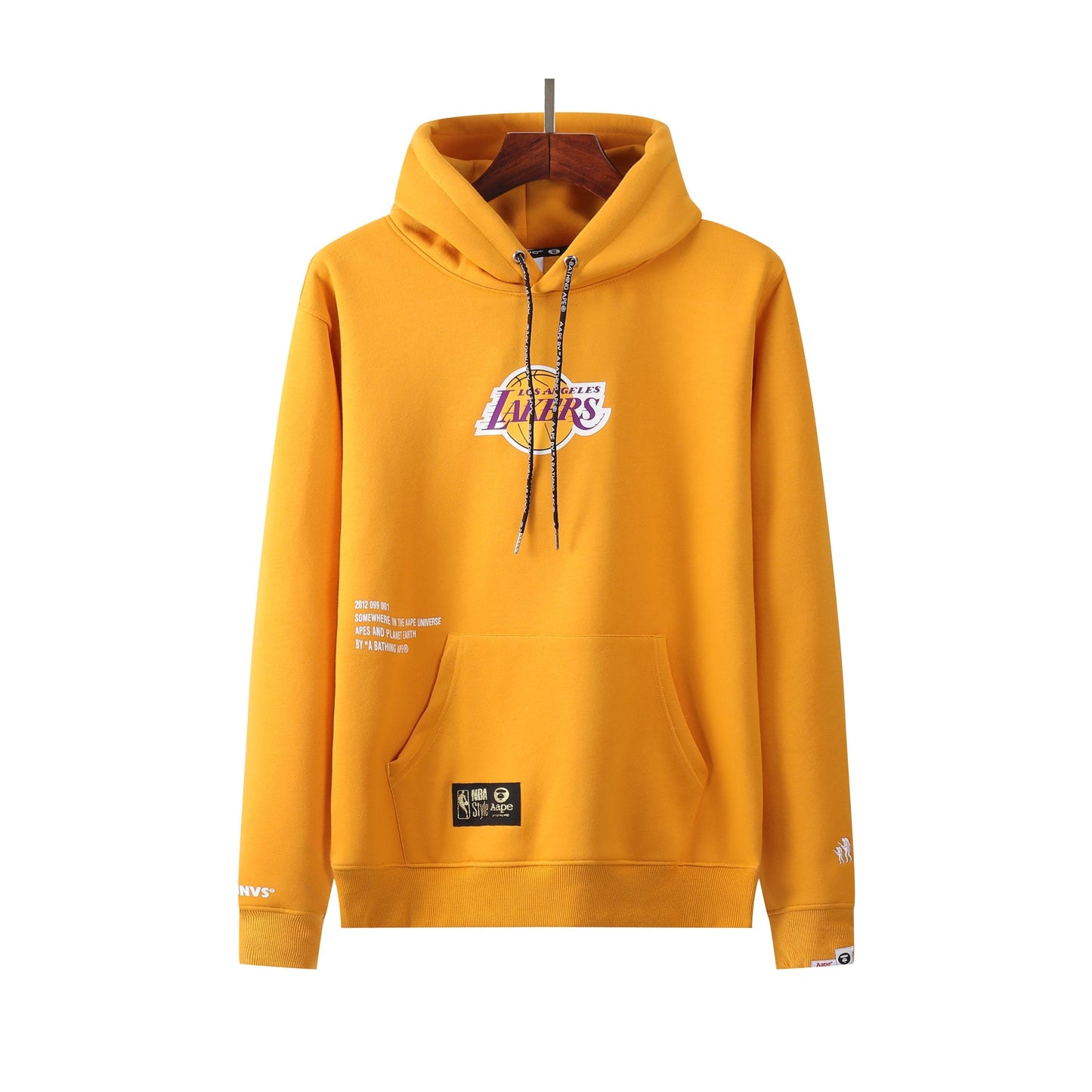 La Lakers Yellow Men Hoddie