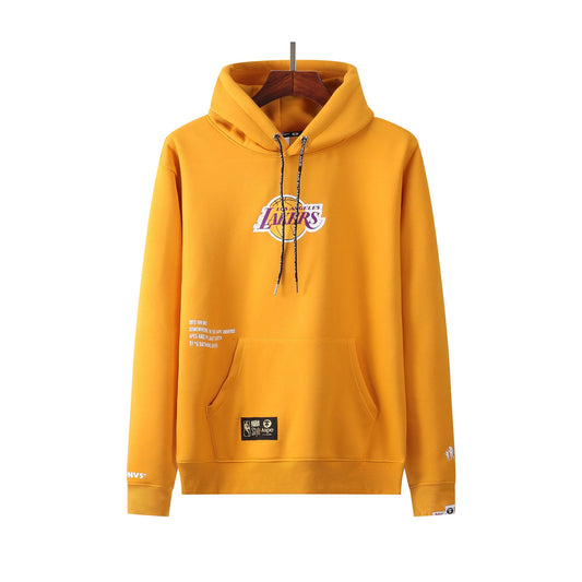 La Lakers Yellow Men Hoddie