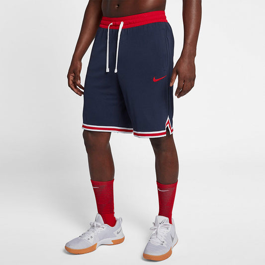 Men Navy Red Basketball Short