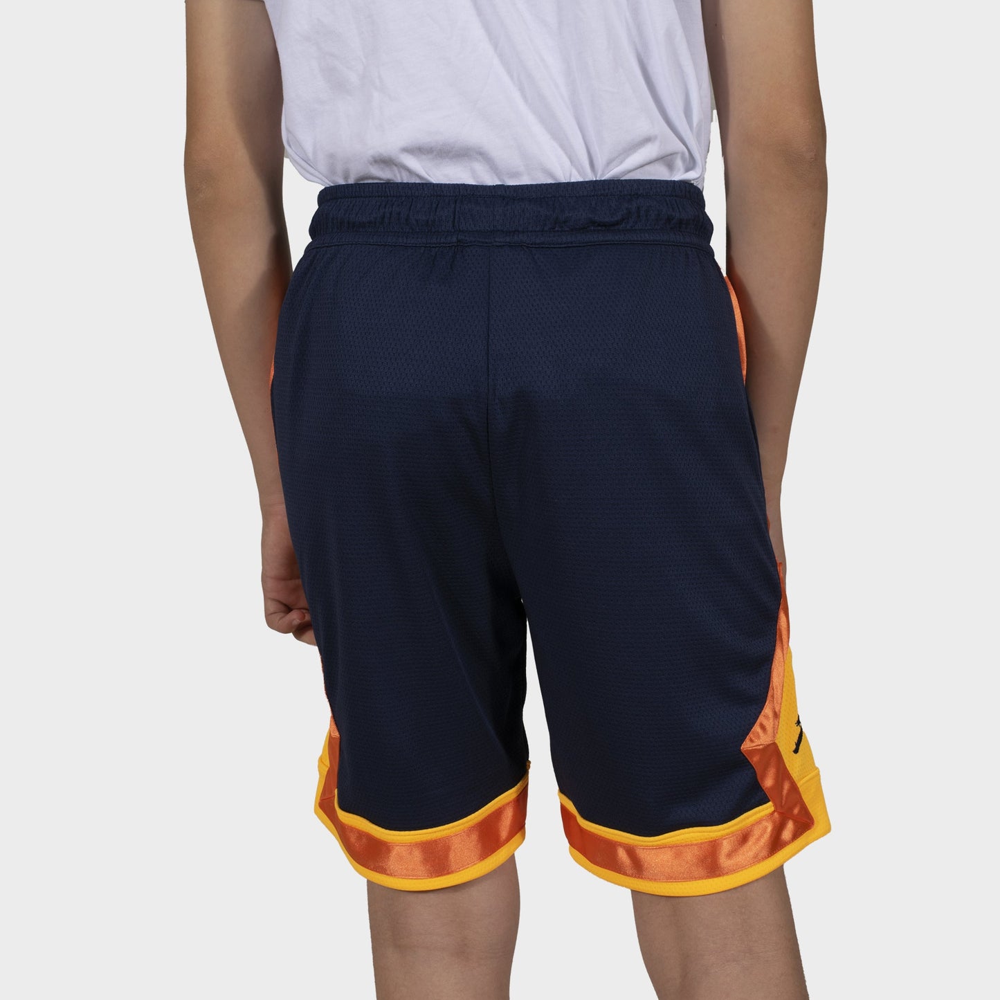 Men Jordan Navy Yellow Shorts