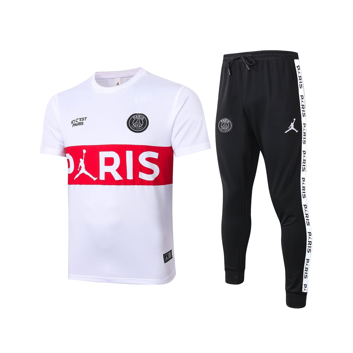 Paris Saint German Jordan Training Set Match 20/21 White - Mitani Store