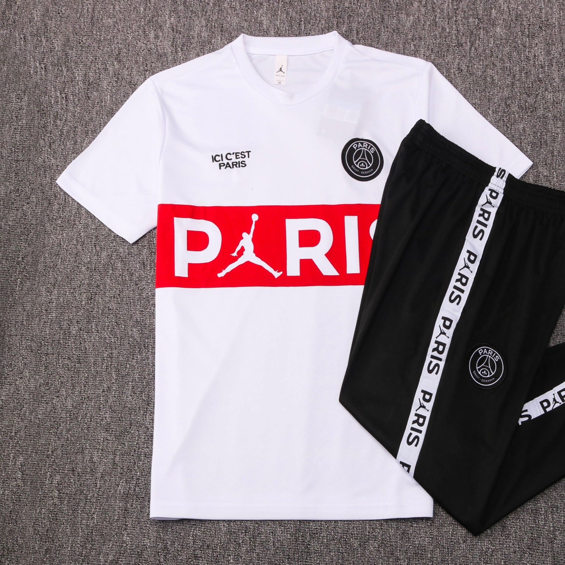 Paris Saint German Jordan Training Set Match 20/21 White - Mitani Store