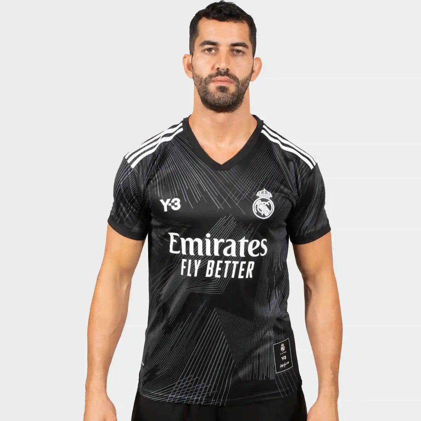 Madrid Y3 Special Edition Black Men Jersey