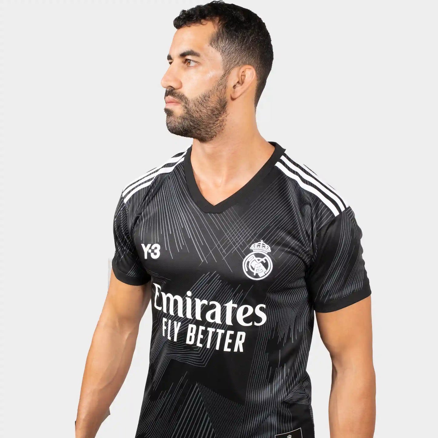 Madrid Y3 Special Edition Black Men Jersey