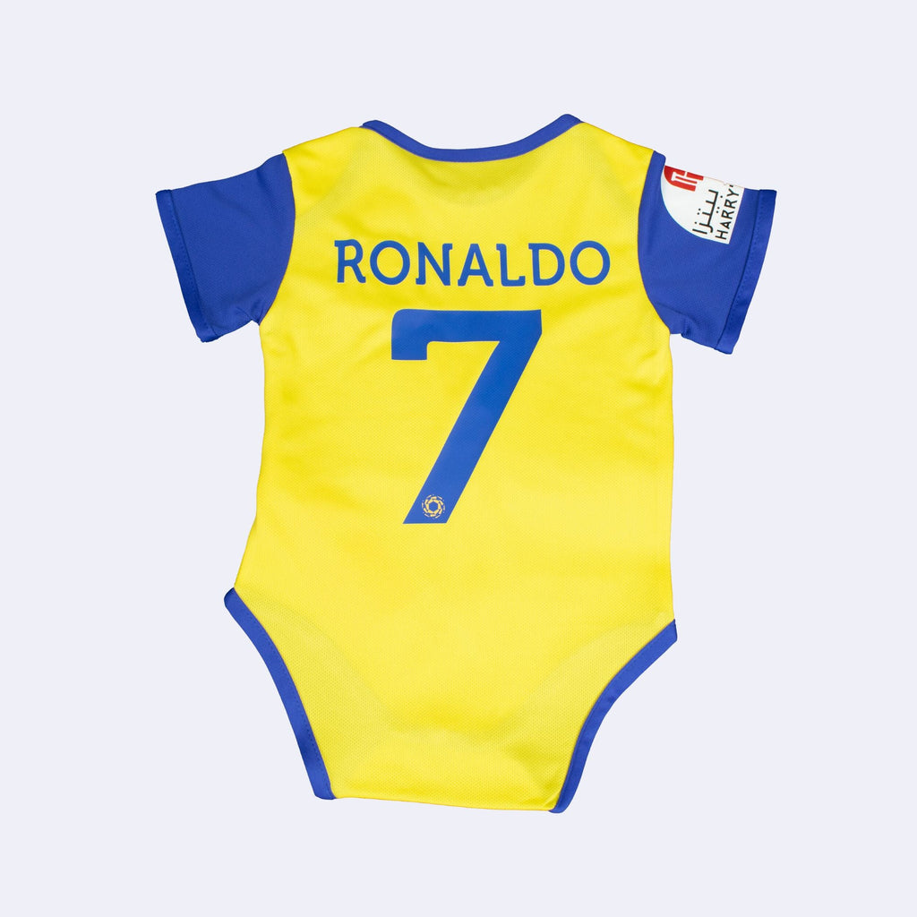 Al Nassr Babay Jersey with Ronaldo 7 Tag