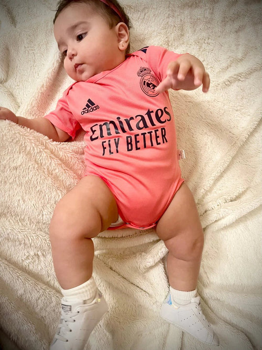 Real Madrid Baby Jersey Pink