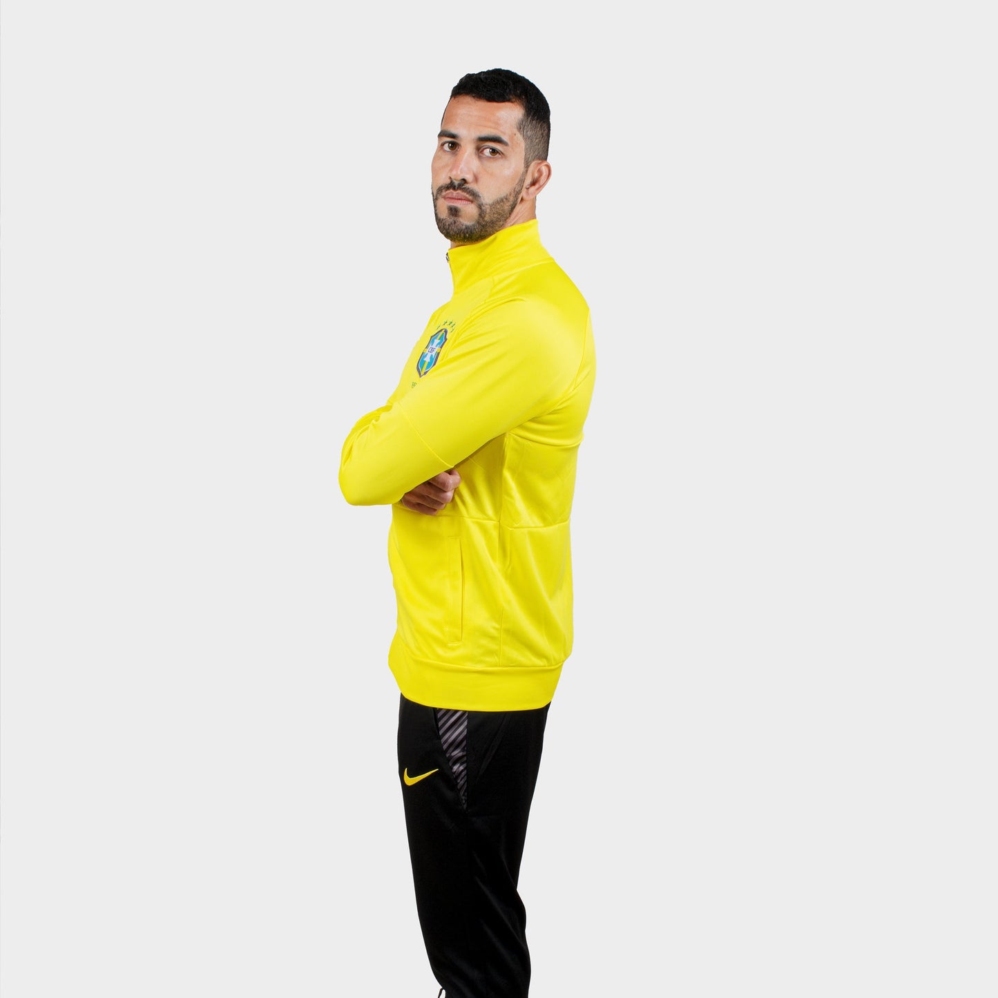 Brazil Men Tracksuit Yellow