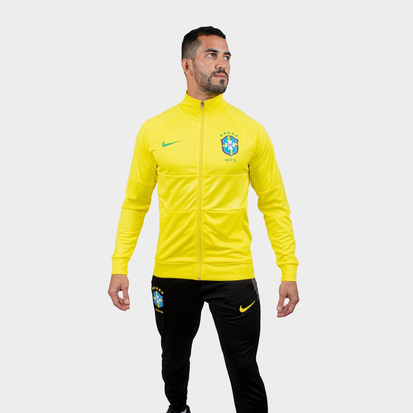 Brazil Men Tracksuit Yellow