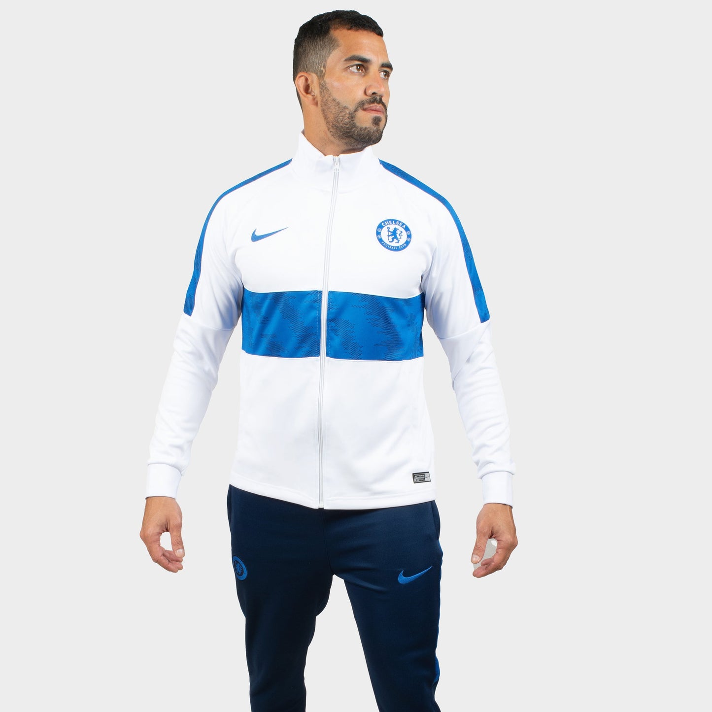 Chelsea Strike Drill White 20/21 Men Tracksuit