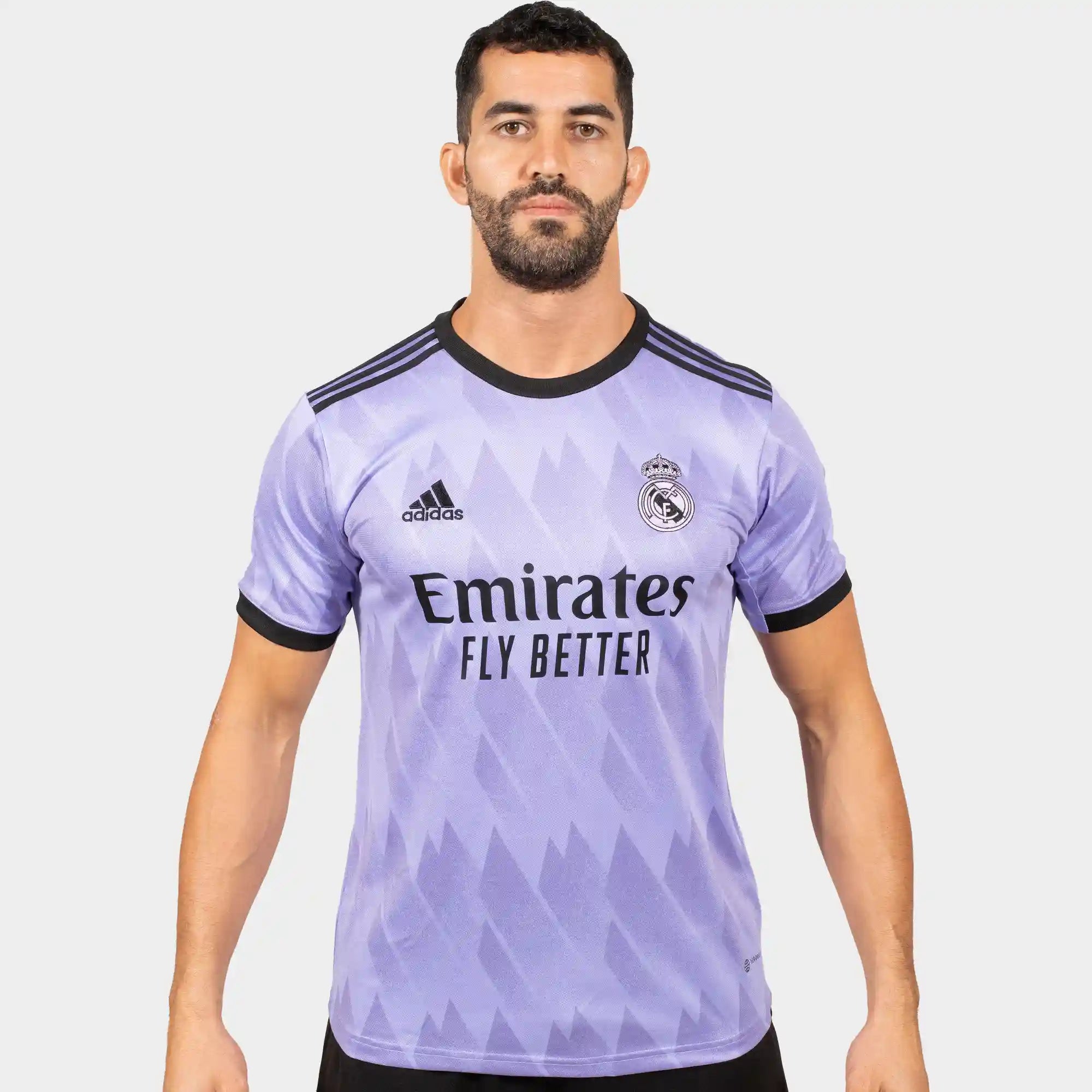 adidas Real Madrid Team Away Soccer Short Sleeves Jersey Pink RMA